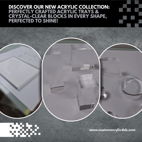 acrylic trays and blocks