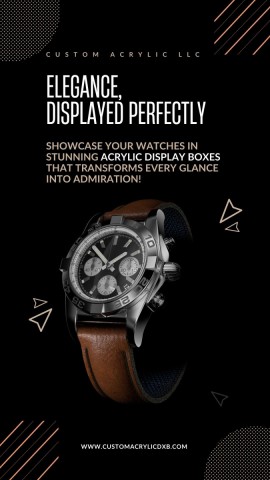 acrylic display box with lid