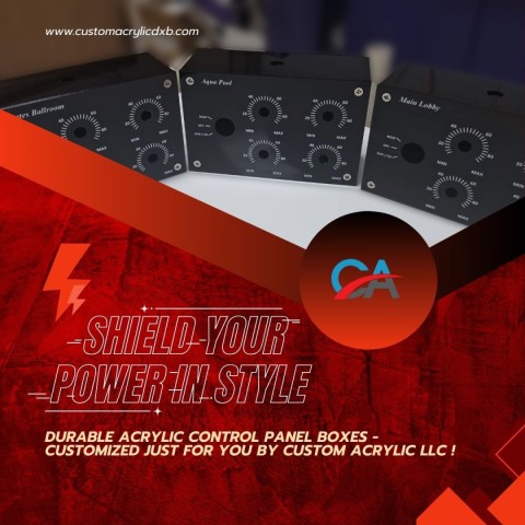 acrylic control panel board box