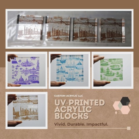 uv printed acrylic blocks