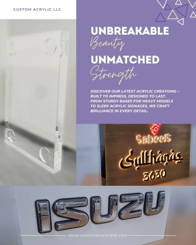 our latest acrylic works