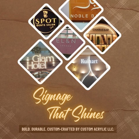 custom acrylic signage
