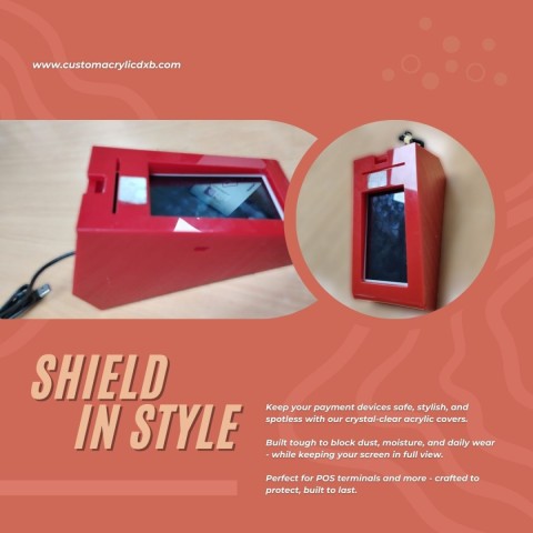 acrylic card machine cover