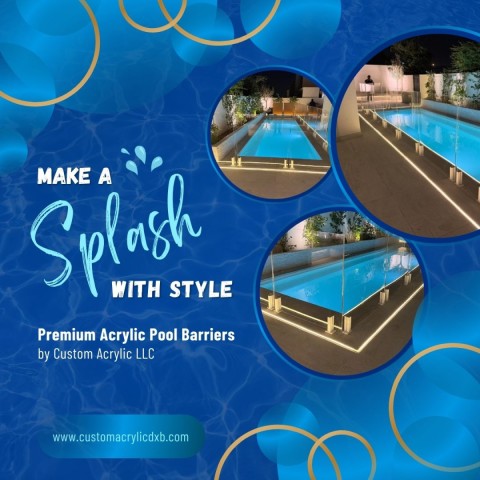 acrylic swimming pool barriers