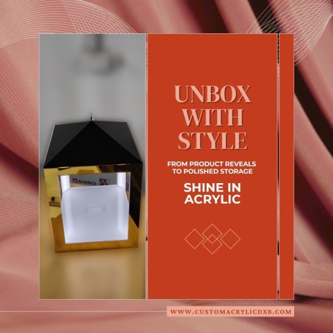 acrylic product launch boxes