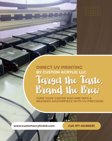uv printing on coffee machines