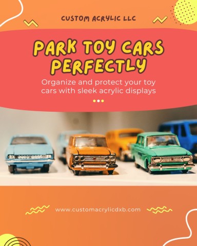 acrylic toy car shelves