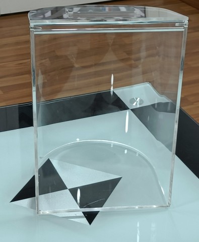 nuts and spices box in acrylic