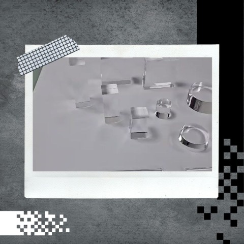 acrylic trays and blocks