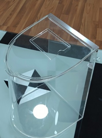 nuts and spices box in acrylic