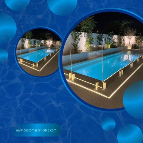 acrylic swimming pool barriers