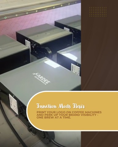 uv printing on coffee machines