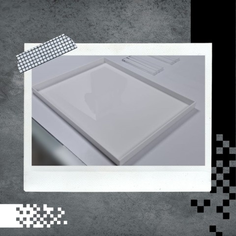 acrylic trays and blocks