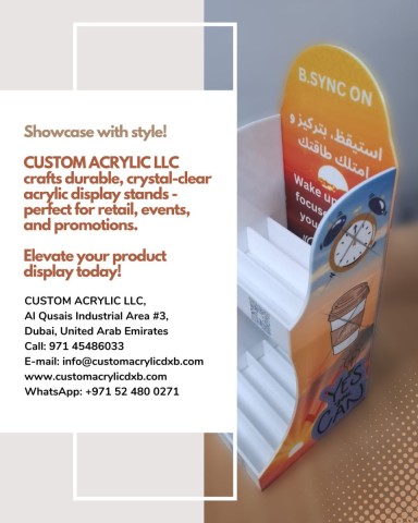 acrylic display stands