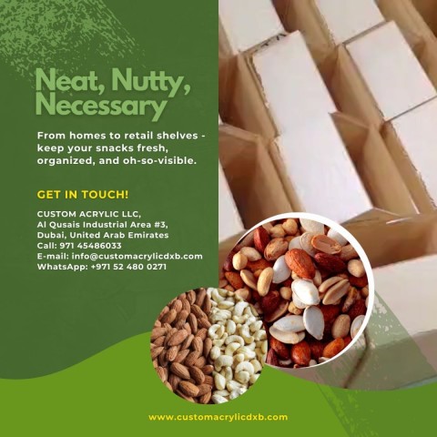 acrylic nut boxes