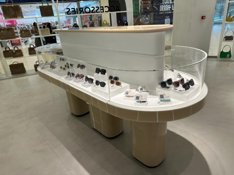 acrylic product display stands tables and shelves