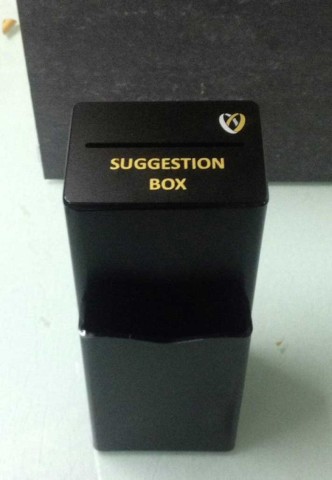 suggestion boxes