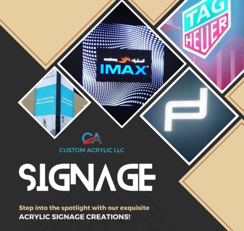 custom acrylic signage masterpieces