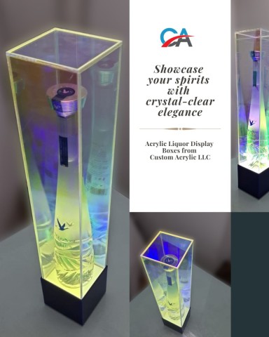 acrylic liquor display box